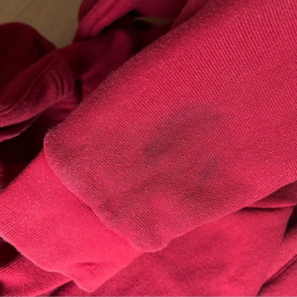 ORIGINAL FAKE sz 2 US sz S Red Zip Up Fleece Hoodie Medicom Toy KAWS - Picture 12 of 16